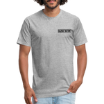 HazMat AF - Fitted Cotton/Poly T-Shirt by Next Level - heather gray