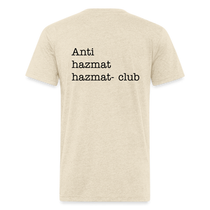 Anti-HazMat Fitted Cotton/Poly T-Shirt by Next Level - heather cream