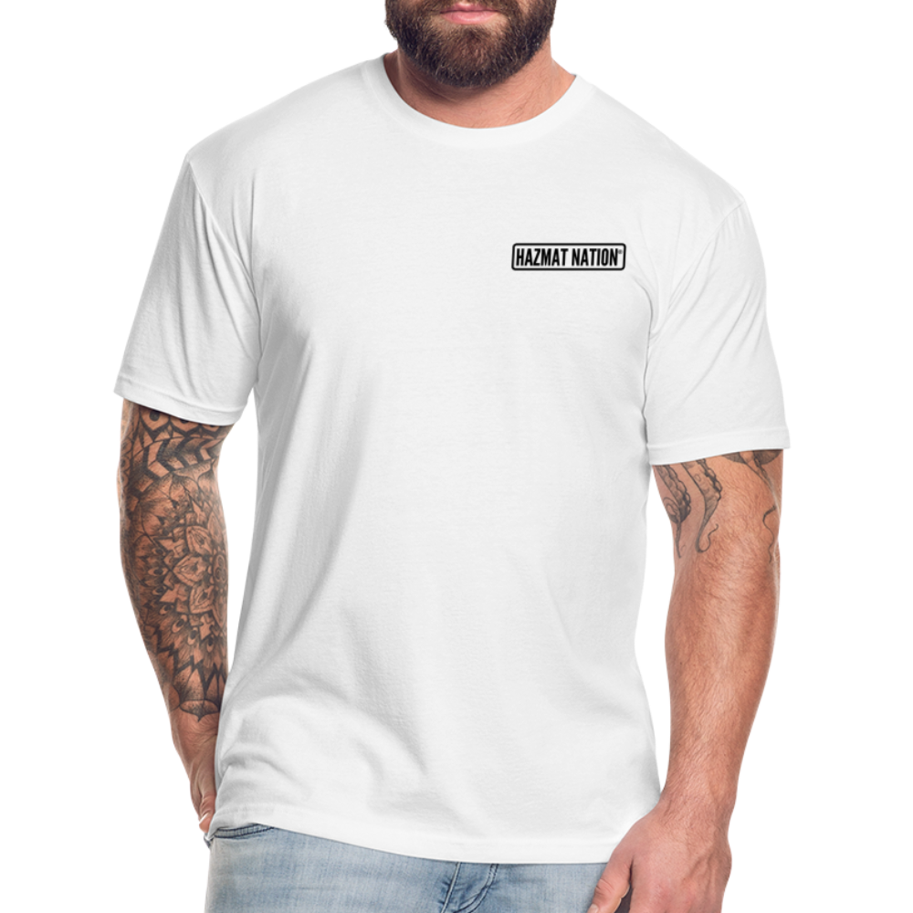 Anti-HazMat Fitted Cotton/Poly T-Shirt by Next Level - white