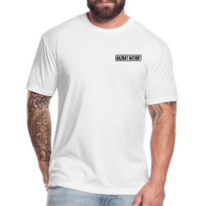 Anti-HazMat Fitted Cotton/Poly T-Shirt by Next Level - white