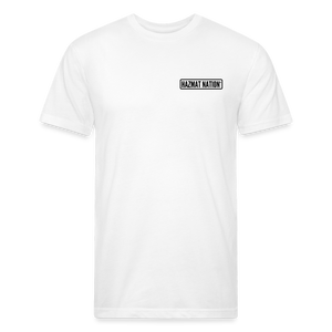HazMat AF - Fitted Cotton/Poly T-Shirt by Next Level - white