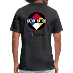 HazSim/HazmatNation Fitted Cotton/Poly T-Shirt by Next Level - heather black