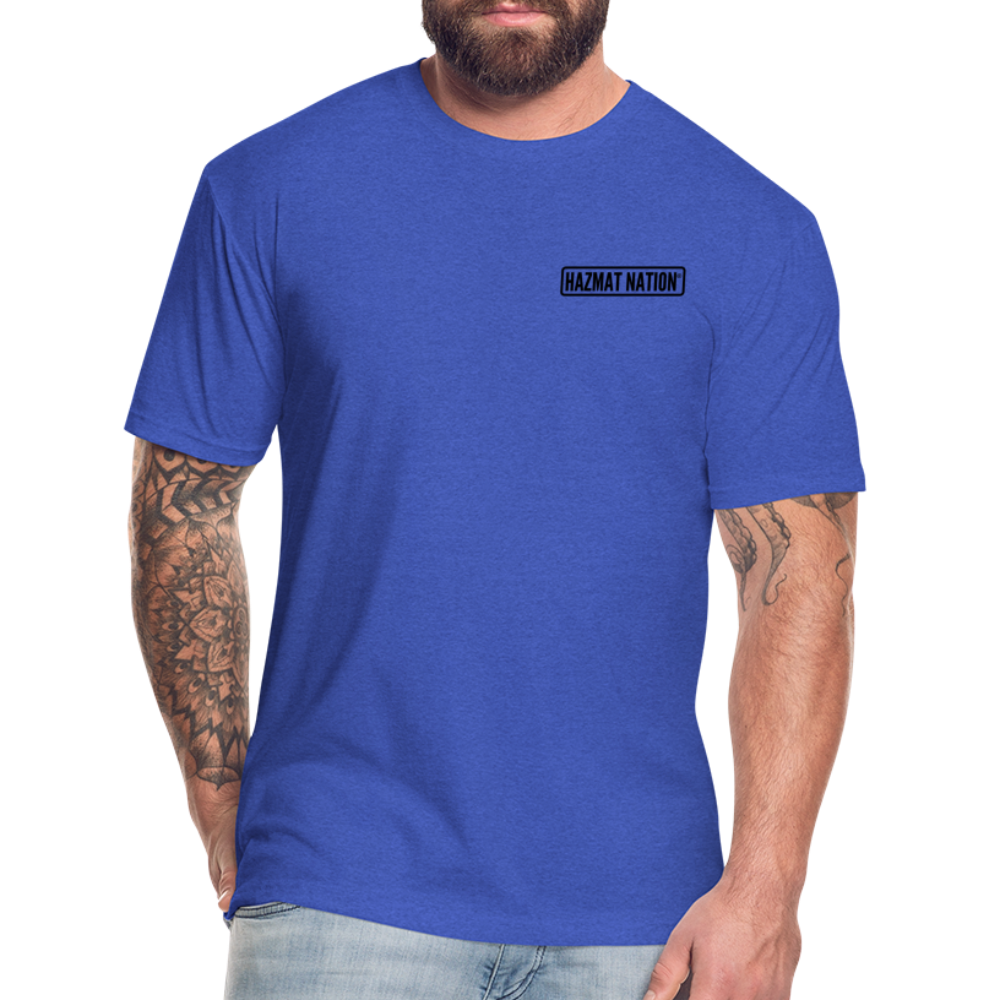 Anti-HazMat Fitted Cotton/Poly T-Shirt by Next Level - heather royal