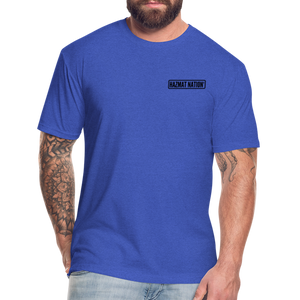 Anti-HazMat Fitted Cotton/Poly T-Shirt by Next Level - heather royal