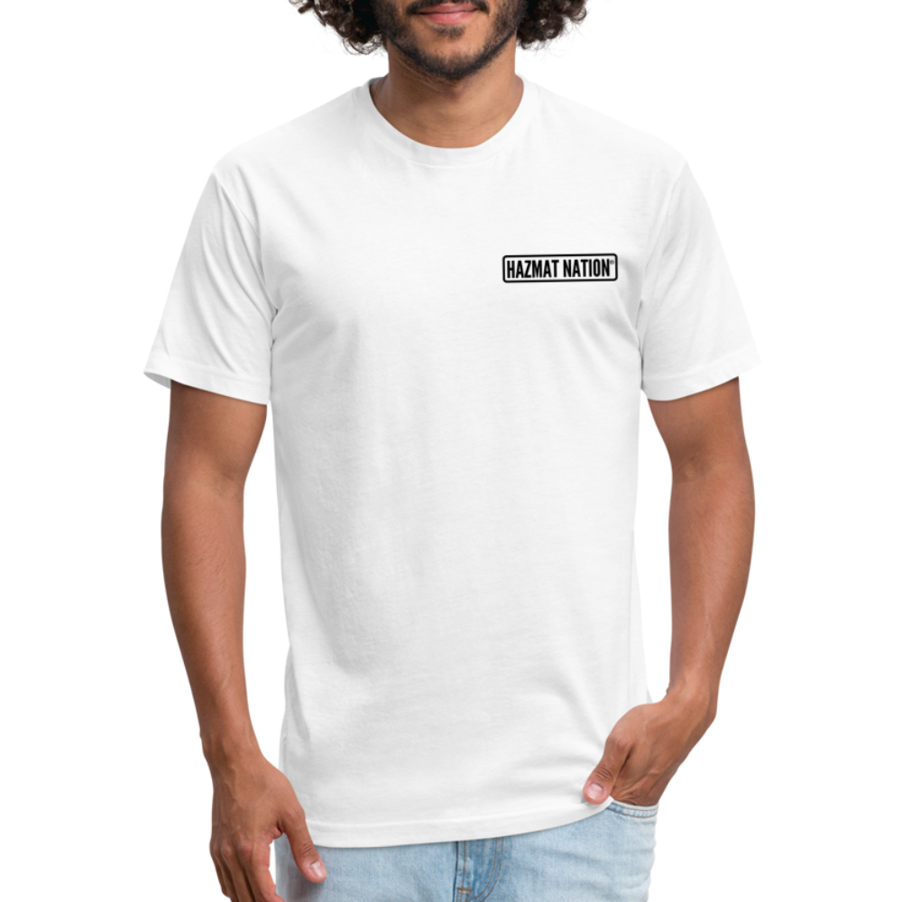 HazMat AF - Fitted Cotton/Poly T-Shirt by Next Level - white