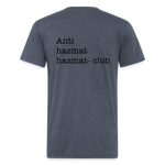 Anti-HazMat Fitted Cotton/Poly T-Shirt by Next Level - heather navy