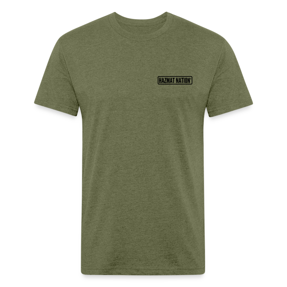 HazMat Nation  USA Shirt - heather military green