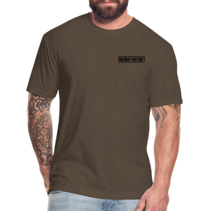 Anti-HazMat Fitted Cotton/Poly T-Shirt by Next Level - heather espresso