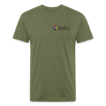 HazSim USA T-Shirt by Next Level - heather military green