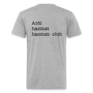 Anti-HazMat Fitted Cotton/Poly T-Shirt by Next Level - heather gray