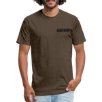HazMat AF - Fitted Cotton/Poly T-Shirt by Next Level - heather espresso
