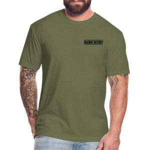 Anti-HazMat Fitted Cotton/Poly T-Shirt by Next Level - heather military green