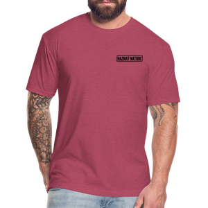 Anti-HazMat Fitted Cotton/Poly T-Shirt by Next Level - heather burgundy