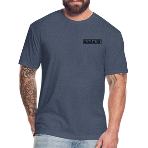 Anti-HazMat Fitted Cotton/Poly T-Shirt by Next Level - heather navy