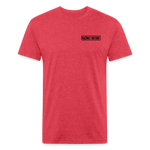 HazMat AF - Fitted Cotton/Poly T-Shirt by Next Level - heather red