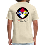 HazSim/HazmatNation Fitted Cotton/Poly T-Shirt by Next Level - heather cream