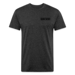 HazMat AF - Fitted Cotton/Poly T-Shirt by Next Level - heather black
