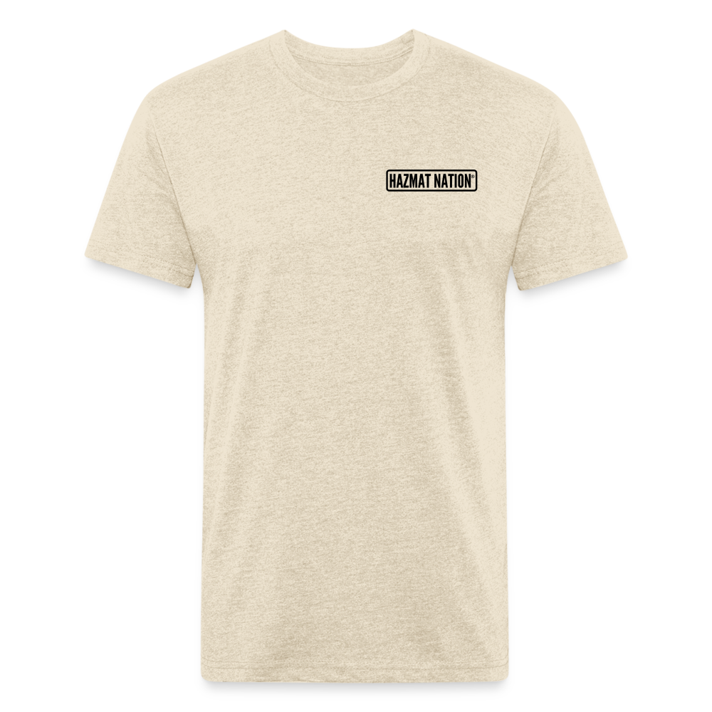 HazMat AF - Fitted Cotton/Poly T-Shirt by Next Level - heather cream