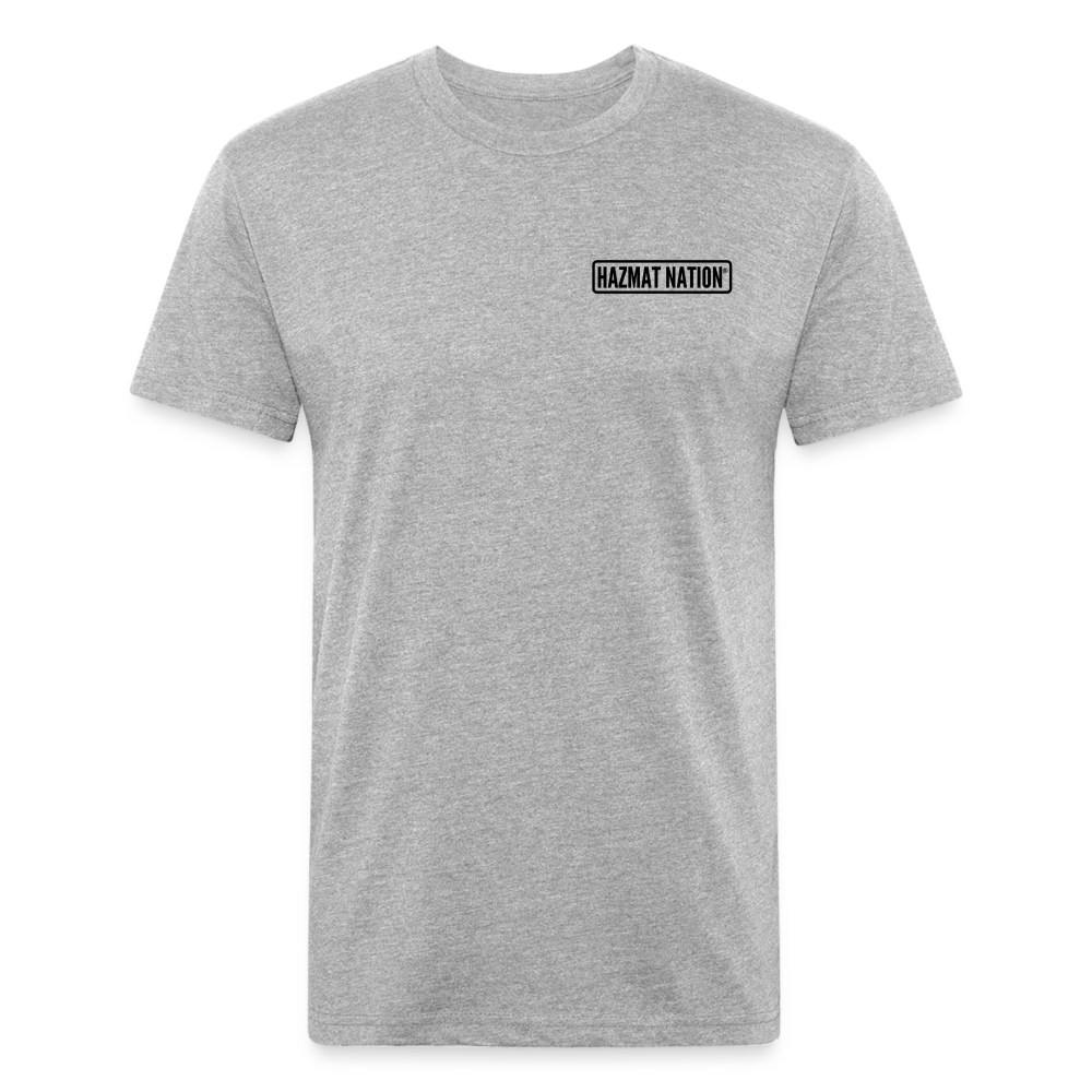 HazMat AF - Fitted Cotton/Poly T-Shirt by Next Level - heather gray