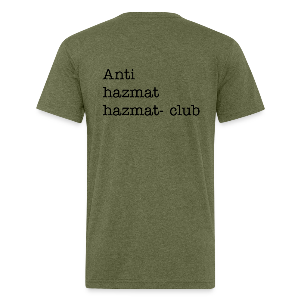 Anti-HazMat Fitted Cotton/Poly T-Shirt by Next Level - heather military green