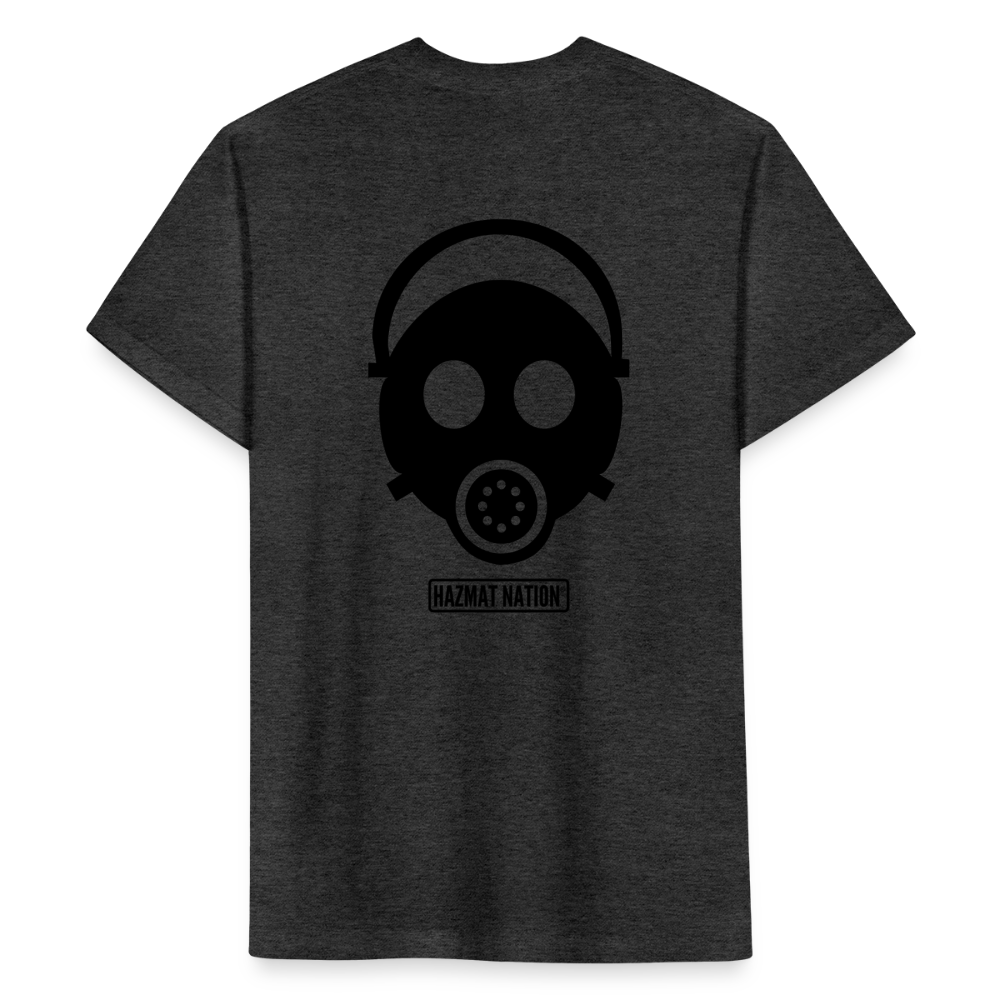 Toxic Culture - Fitted Cotton/Poly T-Shirt by Next Level - heather black