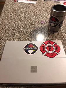 Six Pack of Hazmat Nation Stickers