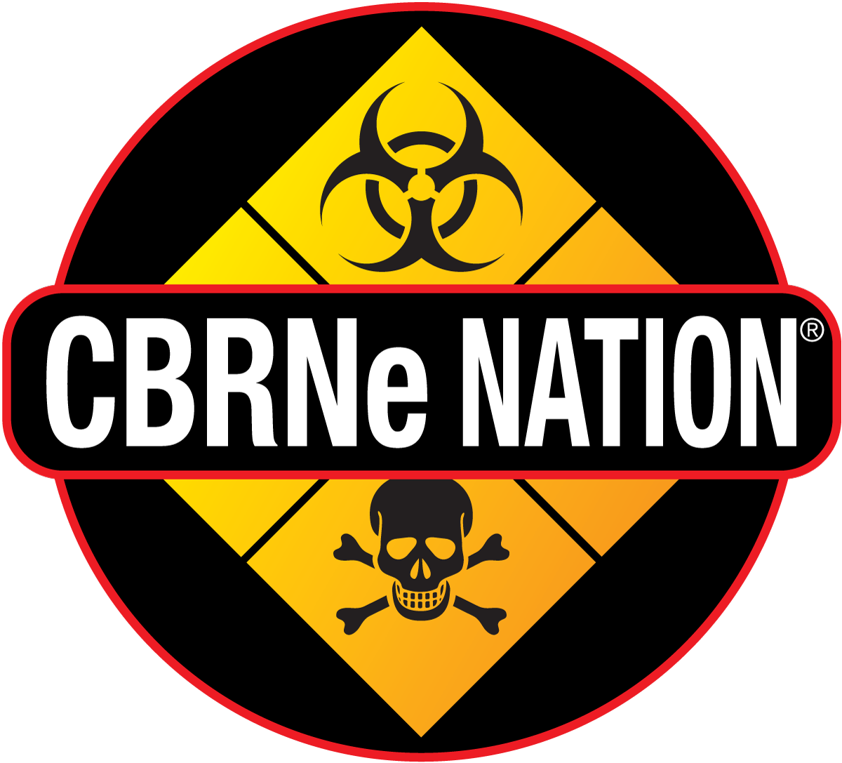 CBRNe Nation stickers (6 pack)