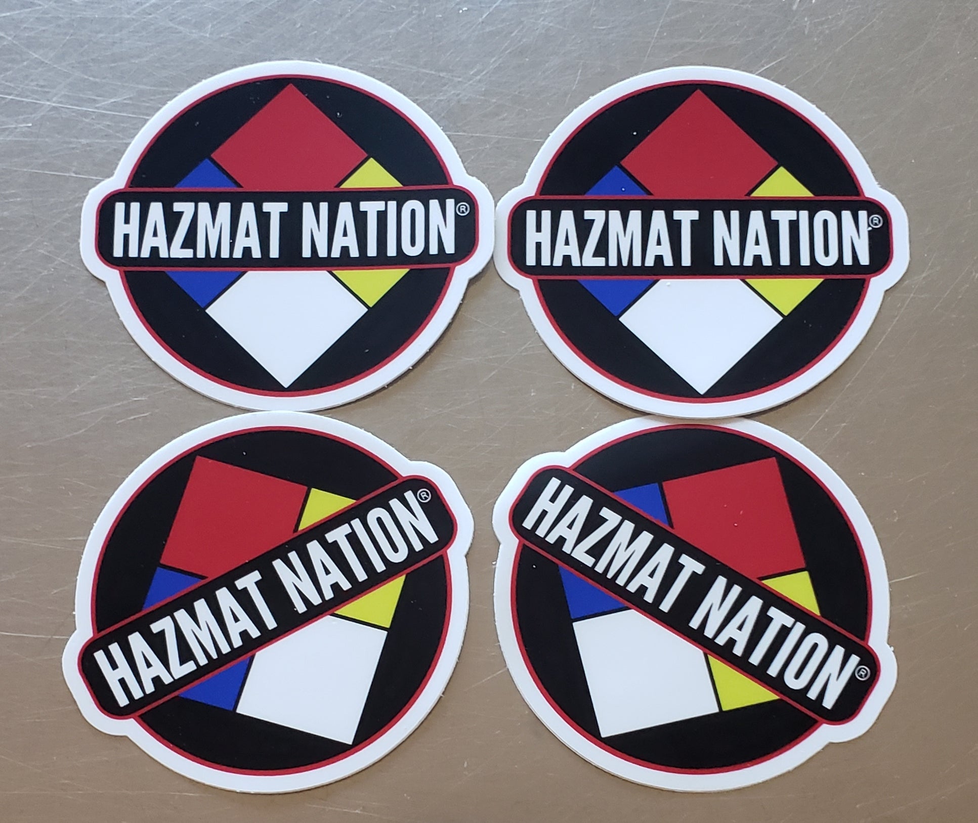 Six Pack of Hazmat Nation Stickers