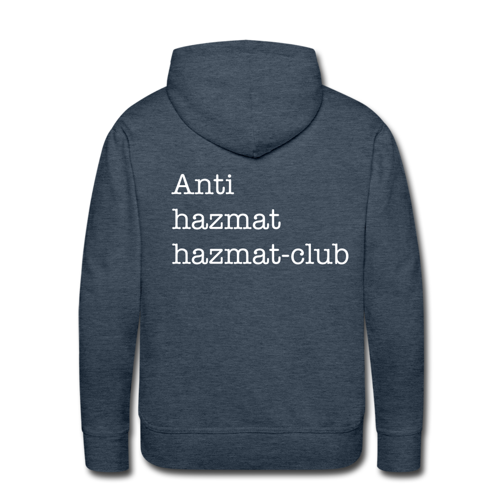 Men’s Premium Hoodie - Anti-Hazmat Hazmat Club - heather denim