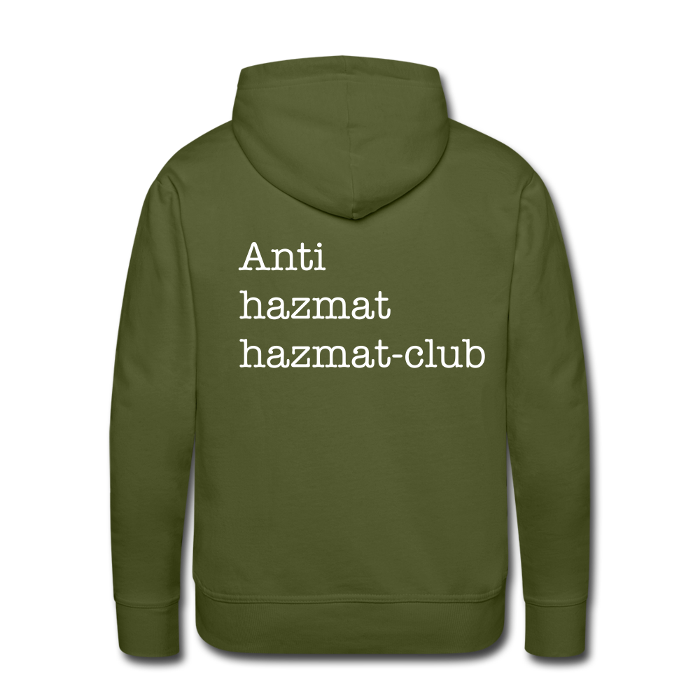 Men’s Premium Hoodie - Anti-Hazmat Hazmat Club - olive green