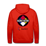HazMat Nation/HazSim Logo Men’s Premium Hoodie - red