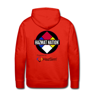 HazMat Nation/HazSim Logo Men’s Premium Hoodie - red