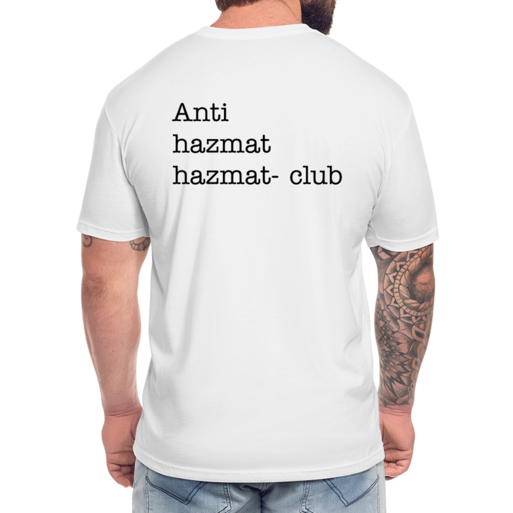 Anti-HazMat Fitted Cotton/Poly T-Shirt by Next Level - white