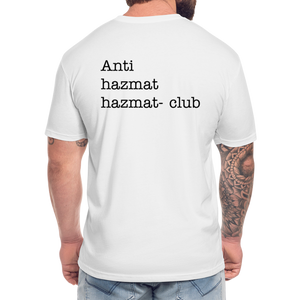 Anti-HazMat Fitted Cotton/Poly T-Shirt by Next Level - white