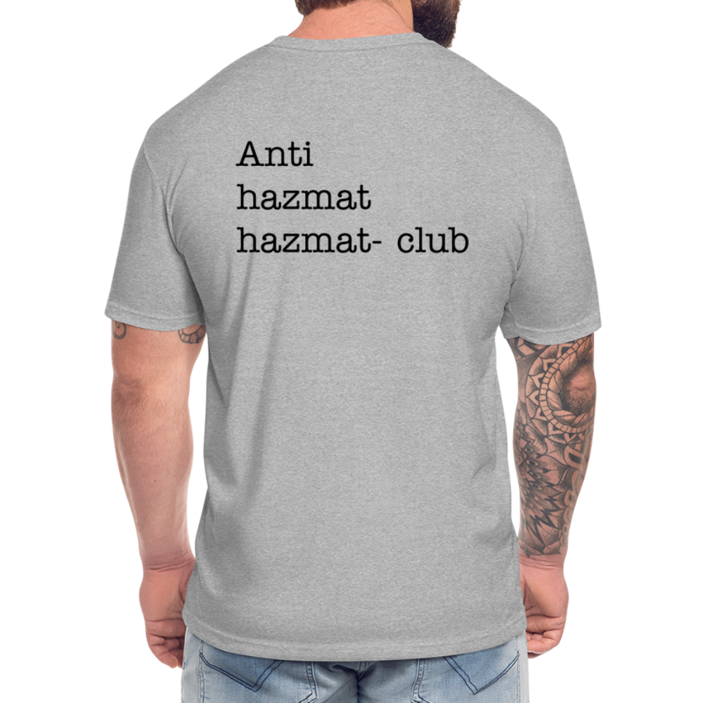 Anti-HazMat Fitted Cotton/Poly T-Shirt by Next Level - heather gray