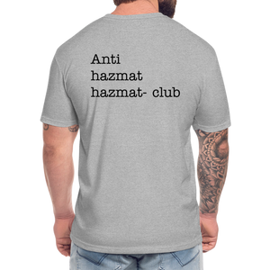 Anti-HazMat Fitted Cotton/Poly T-Shirt by Next Level - heather gray