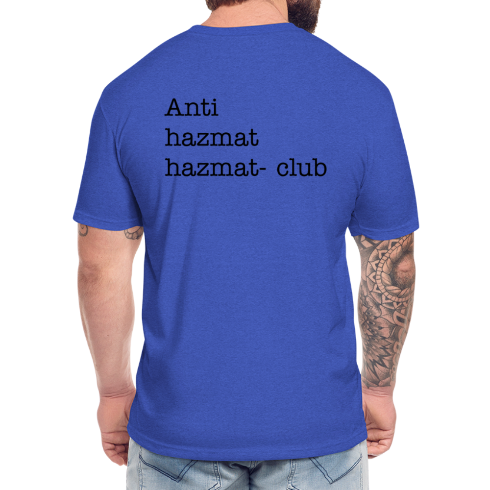 Anti-HazMat Fitted Cotton/Poly T-Shirt by Next Level - heather royal