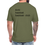 Anti-HazMat Fitted Cotton/Poly T-Shirt by Next Level - heather military green