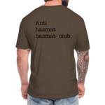 Anti-HazMat Fitted Cotton/Poly T-Shirt by Next Level - heather espresso