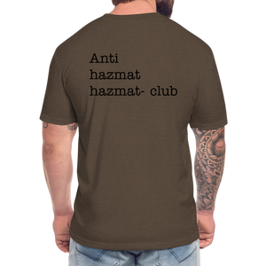 Anti-HazMat Fitted Cotton/Poly T-Shirt by Next Level - heather espresso