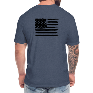 HazSim USA T-Shirt by Next Level - heather navy