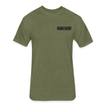 HazMat AF - Fitted Cotton/Poly T-Shirt by Next Level - heather military green