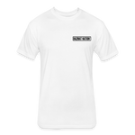 Fitted Cotton/Poly DHMO T-Shirt by Next Level - white