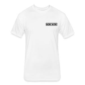 Fitted Cotton/Poly DHMO T-Shirt by Next Level - white
