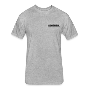 Fitted Cotton/Poly DHMO T-Shirt by Next Level - heather gray