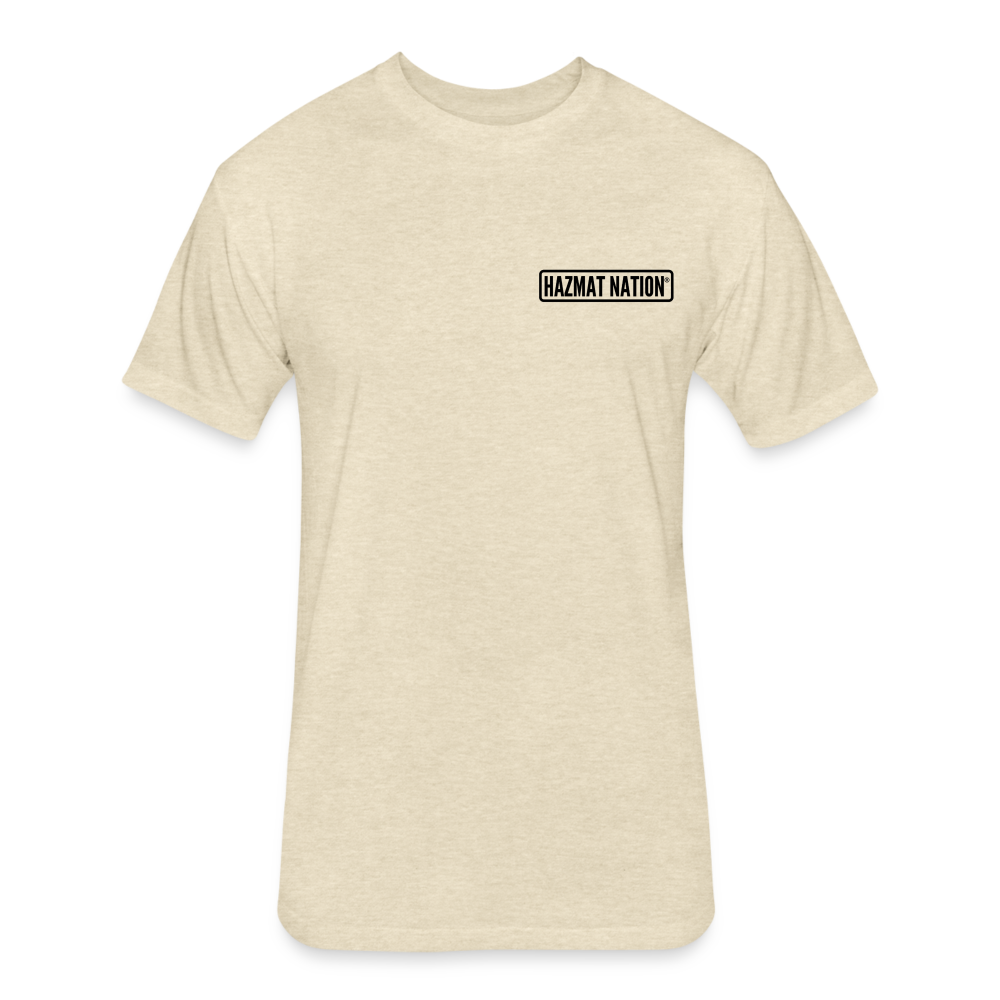 Fitted Cotton/Poly DHMO T-Shirt by Next Level - heather cream