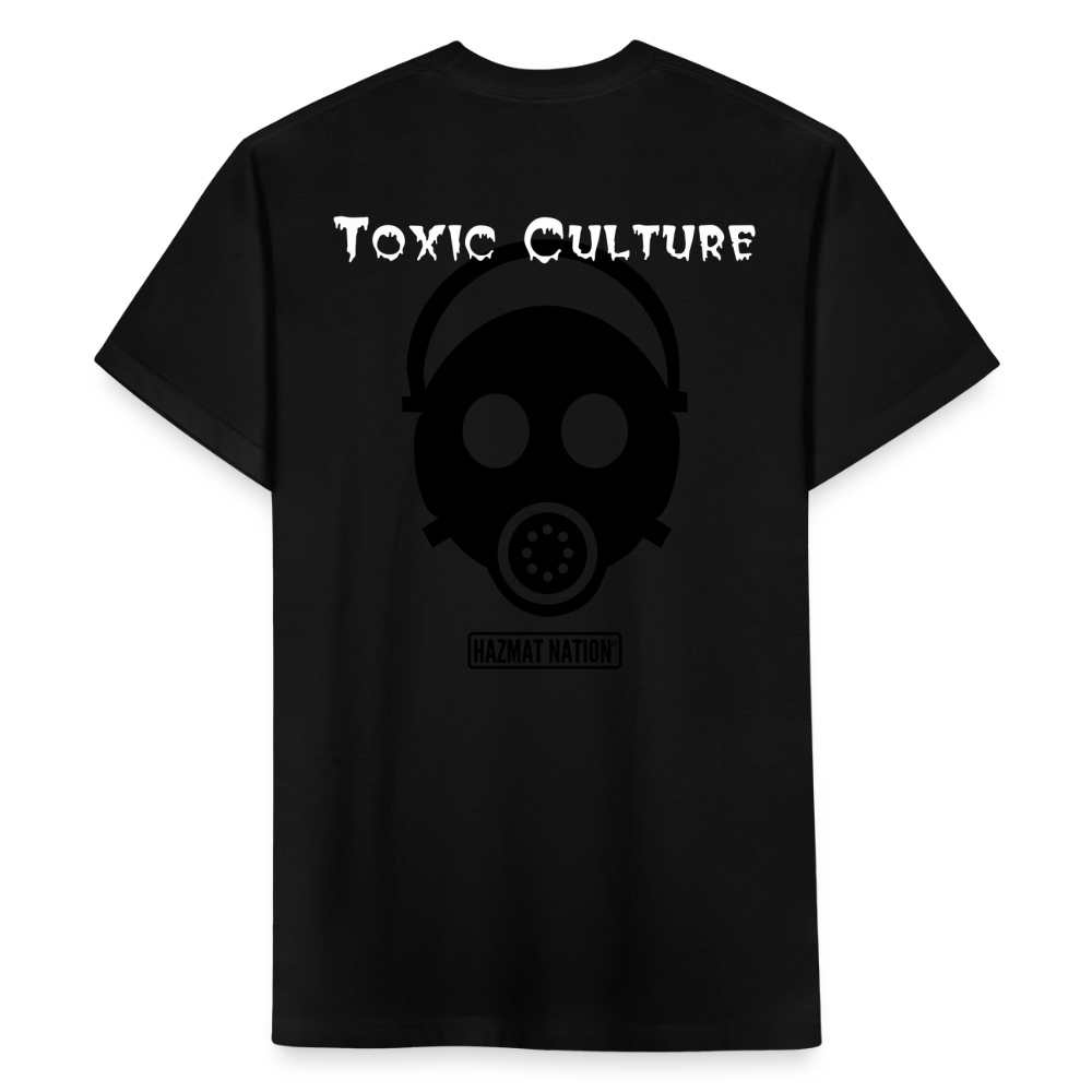 Toxic Culture - Fitted Cotton/Poly T-Shirt by Next Level - black