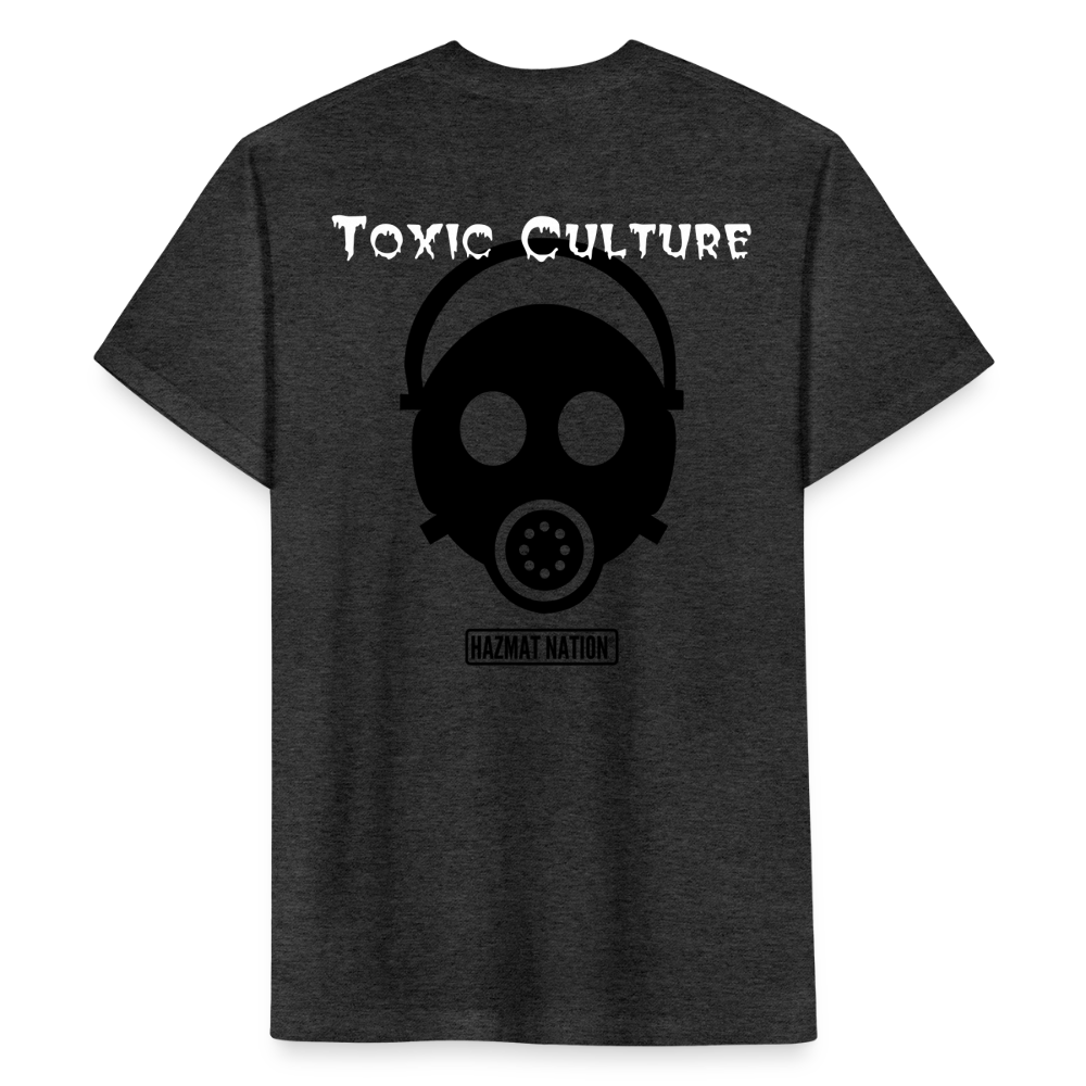 Toxic Culture - Fitted Cotton/Poly T-Shirt by Next Level - heather black