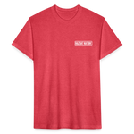 Toxic Culture - Fitted Cotton/Poly T-Shirt by Next Level - heather red