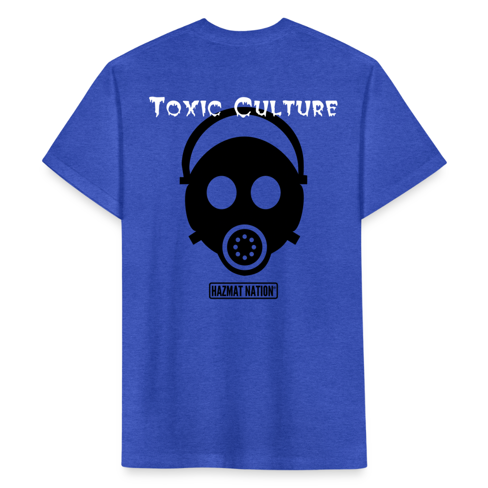 Toxic Culture - Fitted Cotton/Poly T-Shirt by Next Level - heather royal
